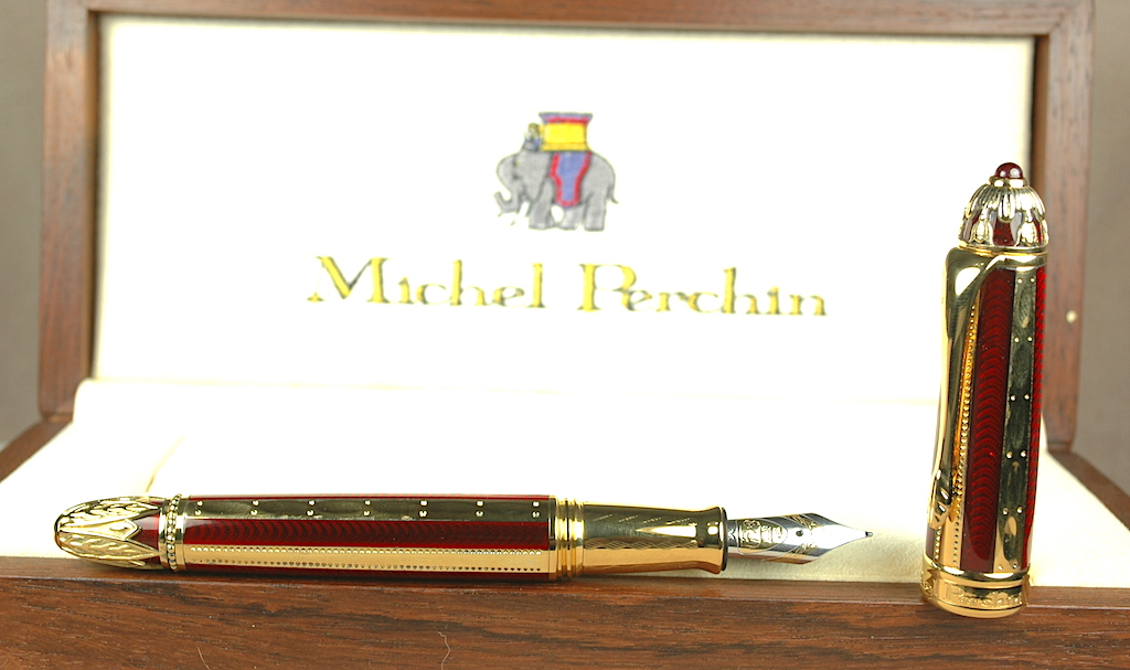 Pre-Owned Pens: 5277: Michel Perchin: Fabergé Imperial Russia Red